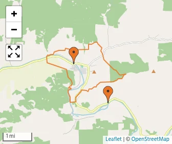 Area schools map